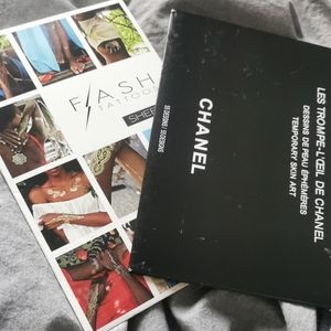 CHANEL & FLASH temporary tattoos | 2 for 1